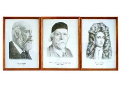 Портреты выдающихся химиков (деревянная рамка, под стеклом) - fgospostavki.ru - Красный Сулин