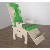 Стул для ребенка с ОВЗ с регулируемой подножкой «Адаптация» №1 - fgospostavki.ru - Красный Сулин