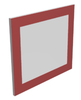 Щит баскетбольный навесной на шведскую стенку (ламинированная фанера), размер 400х450 миллиметров - fgospostavki.ru - Красный Сулин