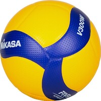 Мяч волейбольный Mikasa V300W (размер 5, синтетическая кожа, профессиональный) - fgospostavki.ru - Красный Сулин