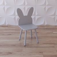 Стул «Ушки на макушке» белый - fgospostavki.ru - Красный Сулин