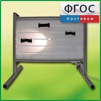 Панель с держателями и подсветкой для монтажа оборудования для проведения демонстрационных опытов по химии - fgospostavki.ru - Красный Сулин