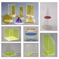 Базовый набор прозрачных геометрических тел с сечениями - fgospostavki.ru - Красный Сулин