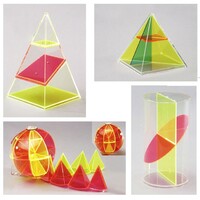 Дополнительный набор прозрачных геометрических тел с сечениями. - fgospostavki.ru - Красный Сулин