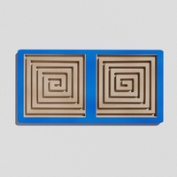 Такт-панель «Синий лабиринт № 3» - fgospostavki.ru - Красный Сулин