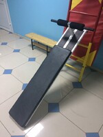 Доска для пресса навесная на шведскую стенку с двумя валиками (длина 1,5 метра) - fgospostavki.ru - Красный Сулин