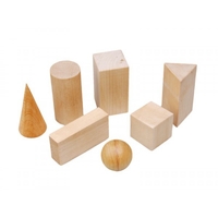 Набор "Тела геометрические" (деревянные) 14штук - fgospostavki.ru - Красный Сулин