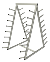 Стойка для бодибаров двусторонняя (32 бодибара) - fgospostavki.ru - Красный Сулин