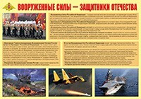 Плакат "Вооруженные Силы – защитники Отечества" - fgospostavki.ru - Красный Сулин