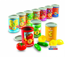 Набор для счета от 1 до 10 "Консервы" - fgospostavki.ru - Красный Сулин