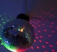 Зеркальный шар с мотором (для работы требуется источник света) - fgospostavki.ru - Красный Сулин