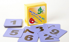 Набор магнитных карточек "Числа от 1 до 20" (фон фиолетовый) - fgospostavki.ru - Красный Сулин