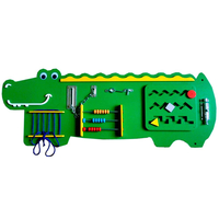 Бизиборд «Зелёный крокодильчик» - fgospostavki.ru - Красный Сулин