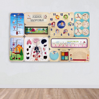 «Азбука здоровья» - Дидактическая настенная панель - fgospostavki.ru - Красный Сулин