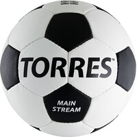 Мяч футбольный TORRES Main Stream (размер 4, синтетическая кожа, тренировочный) - fgospostavki.ru - Красный Сулин