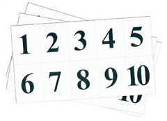 Набор цифр от 1 до 10 (для начальной школы) - fgospostavki.ru - Красный Сулин