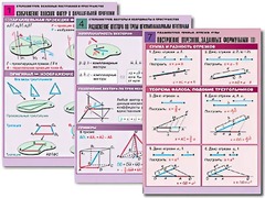 Комплект таблиц по всему курсу геометрии (100 таблиц, А1, полноцветные, ламинированные) - fgospostavki.ru - Красный Сулин