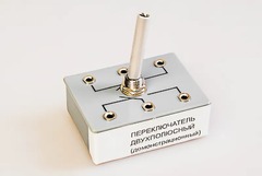 Переключатель двухполюсный (демонстрационный) - fgospostavki.ru - Красный Сулин