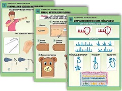 Комплект таблиц "Технология. Обработка ткани" (12 таблиц, А1, ламинированные) - fgospostavki.ru - Красный Сулин