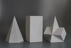 Набор гипсовых геометрических тел (15 штук) - fgospostavki.ru - Красный Сулин