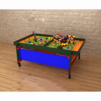 STEAM Многофункциональный стол Весёлые пчёлки оранжевый - fgospostavki.ru - Красный Сулин