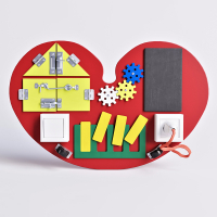 Бизиборд «Любящее сердце» - fgospostavki.ru - Красный Сулин