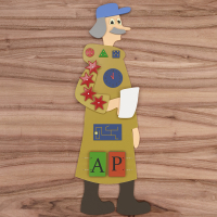 Бизиборд «Почтальон Печкин» - fgospostavki.ru - Красный Сулин