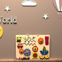 Бизиборд «Весёлые игры» - fgospostavki.ru - Красный Сулин