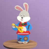 Бизиборд «Зайчик-побегайчик» - fgospostavki.ru - Красный Сулин