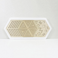 Декоративная тактильная панель - «Рельефные многоугольные формы» - fgospostavki.ru - Красный Сулин