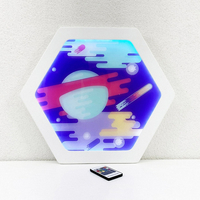 Декоративная тактильная панель с подсветкой - «Сатурн» - fgospostavki.ru - Красный Сулин