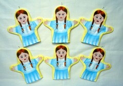 Набор рукавичек "Эмоции (девочки)" 6 штук - fgospostavki.ru - Красный Сулин