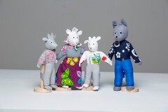 Шагающий театр "Волк и козлята" (4 персонажа) - fgospostavki.ru - Красный Сулин