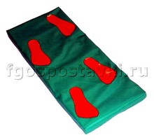 Дорожка массажная в чехле с нашитыми следами (4 следа) - fgospostavki.ru - Красный Сулин