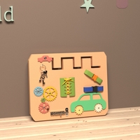 Бизиборд «Мои машинки» - fgospostavki.ru - Красный Сулин