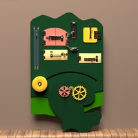 Бизиборд «Зелёная лапа» - fgospostavki.ru - Красный Сулин