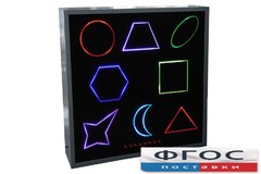 Интерактивная панель «Цветные фигуры 8» (вариант 3) - fgospostavki.ru - Красный Сулин