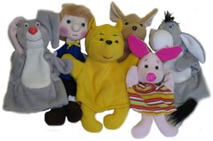 Набор перчаточных кукол "Винни Пух и все" - fgospostavki.ru - Красный Сулин