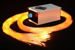 Пучок фибероптических волокон с боковым точечным свечением «Звёздный дождь» 150х2 м в комплекте с источником света - fgospostavki.ru - Красный Сулин