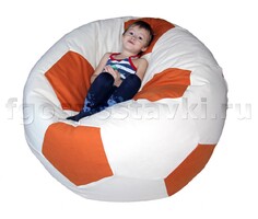 Кресло "Футбольный мяч" с гранулами с чехлом из жаккарда - fgospostavki.ru - Красный Сулин