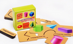 Набор магнитных карточек "Геометрические фигуры и тела" - fgospostavki.ru - Красный Сулин