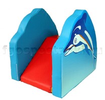 Горка "Дельфин" мини для сухого бассейна - fgospostavki.ru - Красный Сулин