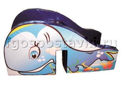 Горка "Кит" для сухого бассейна - fgospostavki.ru - Красный Сулин