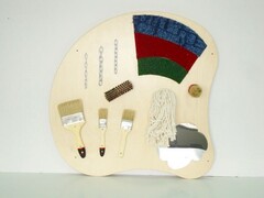 Тактильная панель "Тело гусеницы" (кисточки) - fgospostavki.ru - Красный Сулин