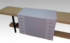 Линейка складная для измерения уровня гибкости на гимнастическую скамейку - fgospostavki.ru - Красный Сулин