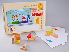 Игровой набор Фребеля "Конструктор деревянный без соединений-1" (Серия "Эксперимент") - fgospostavki.ru - Красный Сулин