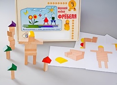 Игровой набор Фребеля "Конструктор деревянный без соединений-3" (Серия "Эксперимент") - fgospostavki.ru - Красный Сулин