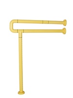 Желтый поручень напольно-настенный с антибактериальным покрытием - fgospostavki.ru - Красный Сулин