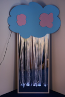 Зеркальное панно с фиброоптическими нитями «Разноцветный дождь» - fgospostavki.ru - Красный Сулин