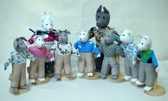 Шагающий театр "Волк и 7 козлят" (9 персонажей) - fgospostavki.ru - Красный Сулин